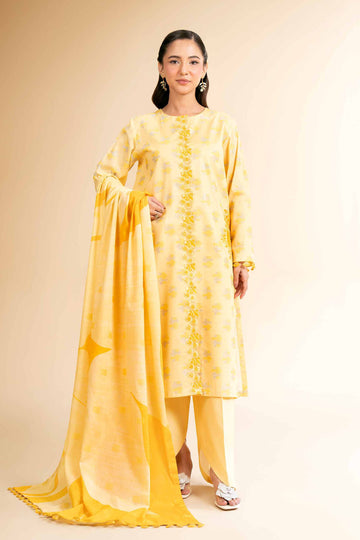 Nishat Linen 3 Piece - Digital Printed Embroidered Suit - 42501635 Online Shopping